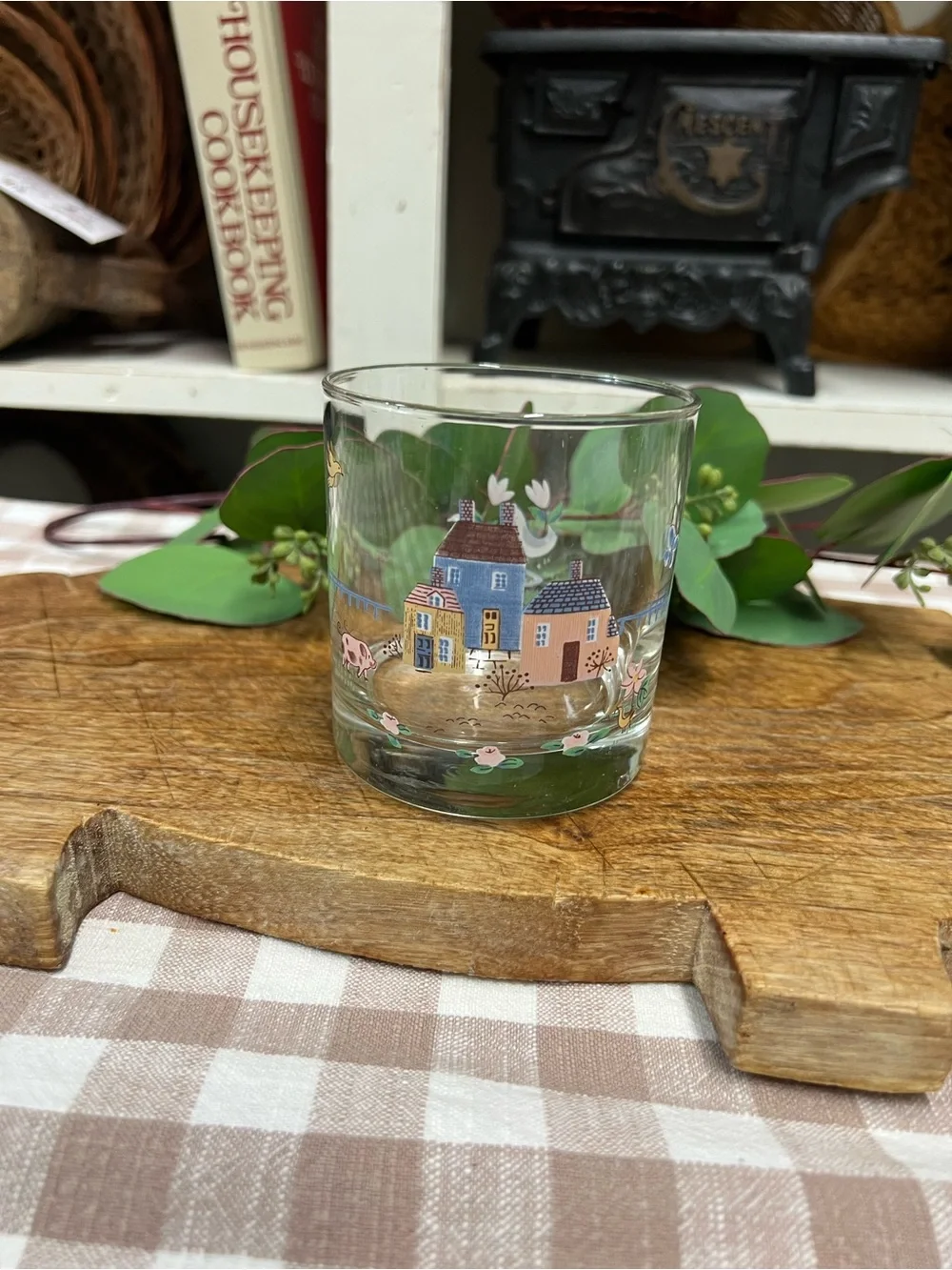 International heartland glass tumbler replacement granny cottage core